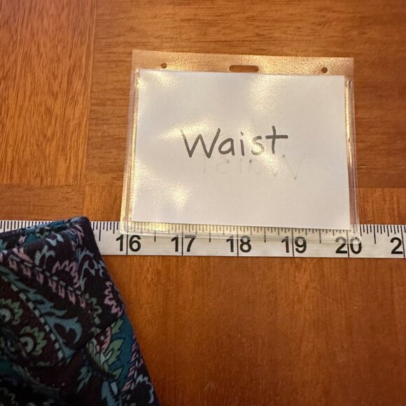 Talbots pencil skirt knit with lining blue green printed pattered pencil skirt 6 - Picture 4 of 6